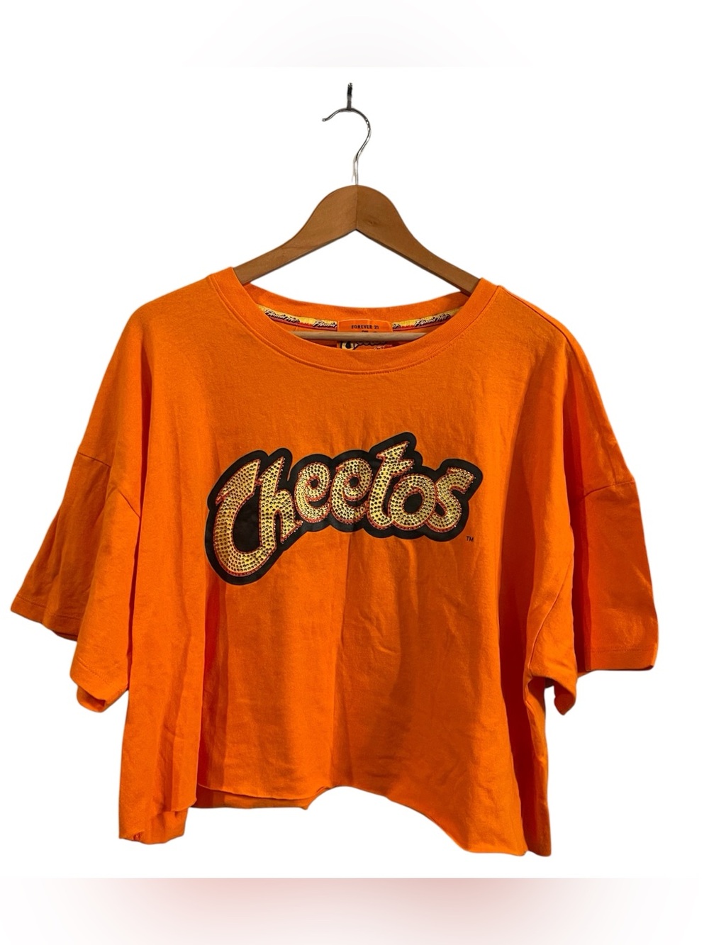 Forever 21 Plus x Flamin’ Hot Cheetos Cotton Cropped T-Shirt 3X